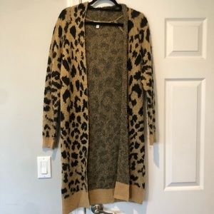 Cheetah Print Cardigan